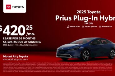 Toyota Prius Plug-In Hybrid 11/05/2025 6398600