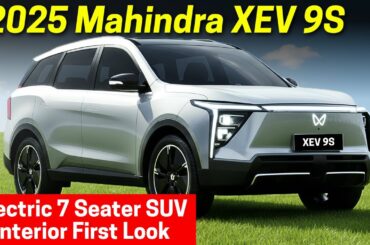 Mahindra New Electric 7 Seater SUV - XEV 9s Interior First Look & Features Reveal | Mahindra XEV 9s