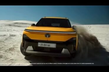 Tata Sierra Ev Teased First Time | Siera Ev First Look Revealed | Tata Sierra