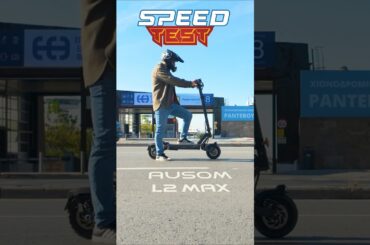 Ausom L2 MAX speed test & acceleration test. Let's see how fast it reaches 65 km/h.