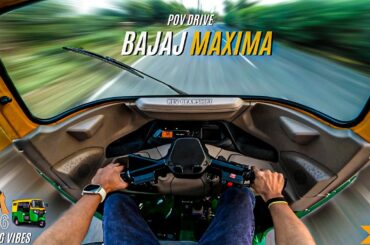 2025 BAJAJ MAXIMA X WIDE | CNG | 236CC 9.5HP | POV Drive #126 | MAXIMA | 4K | #bajajmaxima #bajaj