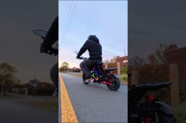 Monster Mini Hell Bike #electric #ev #bikelife #speed #ebike #diy #power #bike #scooter #ebikes