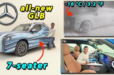 all-new Mercedes GLB first tour and full interior REVIEW! (2026 electric EQ and petrol MHEV)
