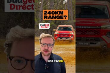 Toyota HiLux EV specs revealed: 240km range, 1600kg towing, 715kg payload #toyota #hilux #cars #4wd