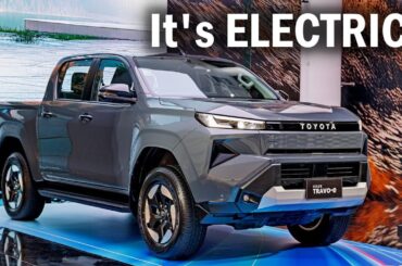 Toyota has Launched its first Electric Pickup Truck! -- 2026 Toyota Hilux Travo-e (WALKAROUND)