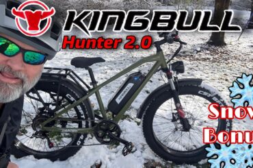 Kingbull Hunter 2.0 Ebike Review |UPGRADES | Can it Climb in the SNOW & MUD?
