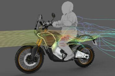 Collaboration with Royal Enfield on electric Himalayan Aerodynamic Developments
