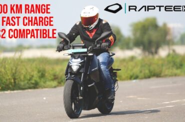 This Electric Bike supports DC Fast Charging | 200 km Range IDC | Raptee HV T30 First Ride Review