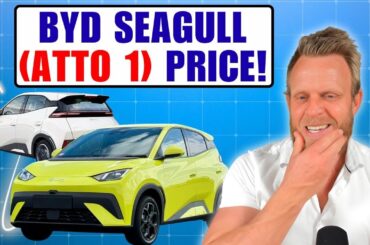 BYD Seagull Price will be BELOW $25,000 AUD ($16,000 USD) In Australia