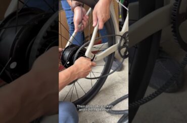Turn bike to ebike is so easy #bike #ebike