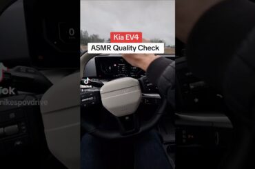 Kia EV4 ASMR Quality Check. #kia #electriccar #kiaev4 #asmr #asmr #electric #car #auto