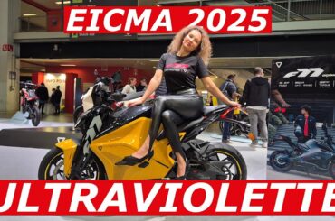 Ultraviolette Electric Motorcycles at EICMA 2025 | Sports, Adventure & Radar Safety | UK Launch