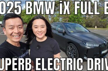 2025 BMW iX Battery Electric Vehicle Walkaround Real World Test Drive