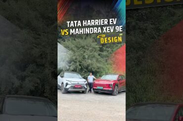 PART 1: Mahindra XEV 9E vs Tata Harrier EV Design! #mahindra #tata #shorts