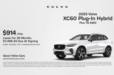 Volvo XC60 Plug-In Hybrid 11/11/2025 6438081