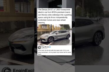 This EV Can Drift Into a Parking Spot #car #tech #china