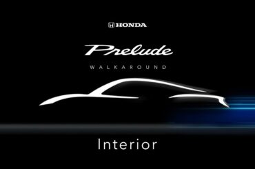 2026 Prelude Interior Walkaround