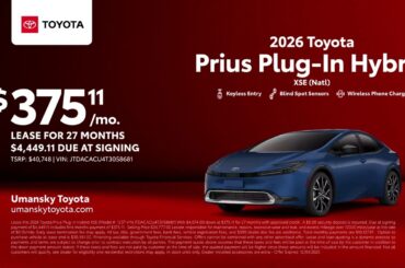 Toyota Prius Plug-In Hybrid 11/07/2025 6421099