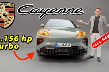 all-new Porsche Cayenne Turbo vs base - the final full REVEAL of the 2026 Cayenne electric!
