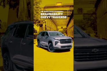 The BraunAbility #ChevyTraverse blends accessibility and style with purposeful solutions.