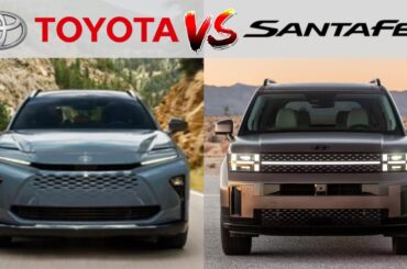 Toyota Crown Signia vs Hyundai Santa Fe 2026 | Hybrid SUV Battle