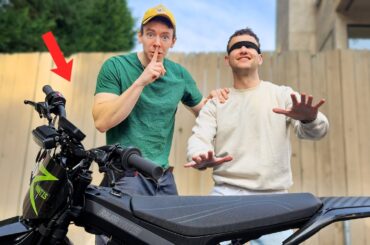 I surprised him with his DREAM E-Bike!