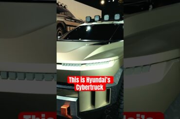 The Hyundai Crater is a better looking Cybertruck! #hyundai #electricvehicle #tesla
