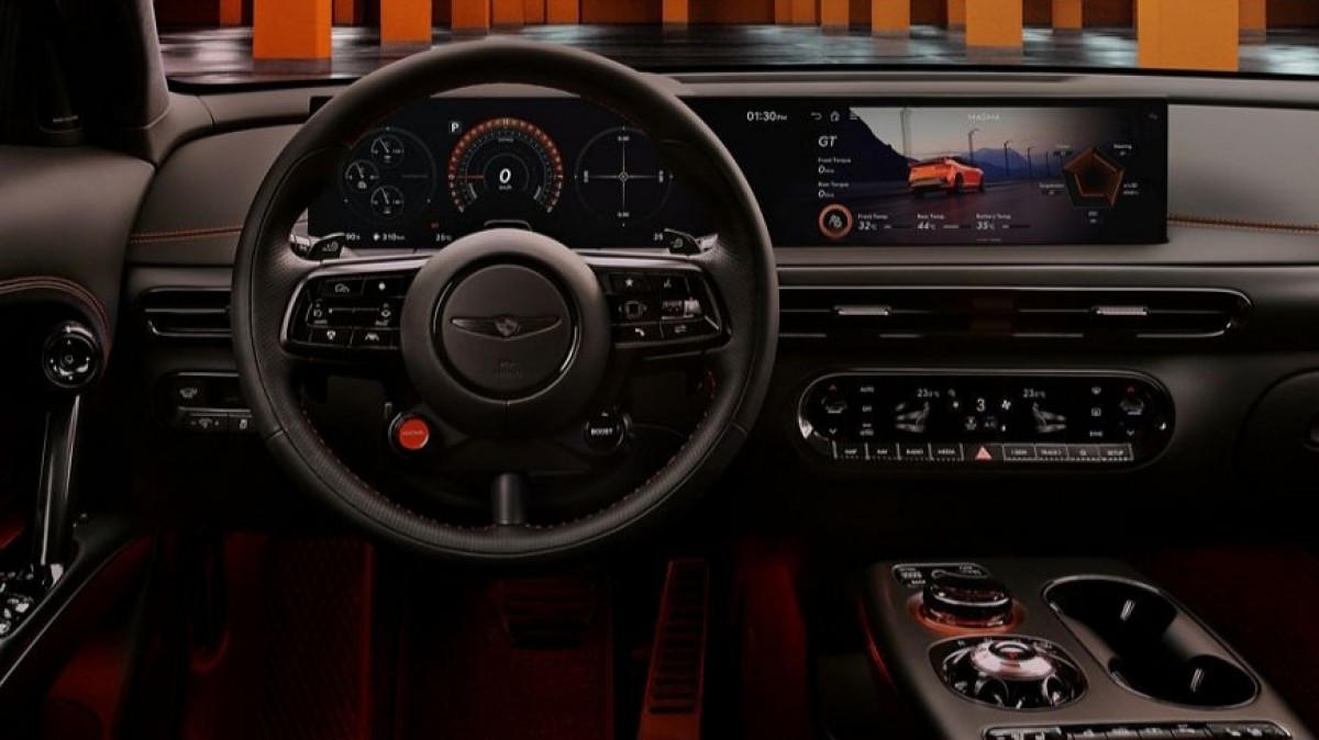 Genesis GV60 Magma - a luxury electric car that knows how to drift