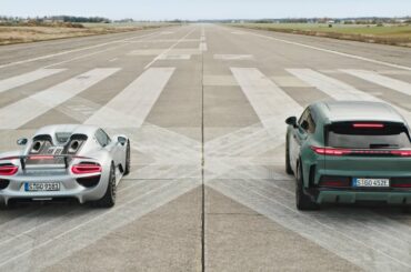 New Porsche Cayenne Turbo Electric VS Porsche 918 Spyder