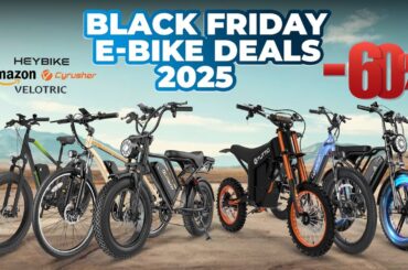 Best Black Friday Electric Bike Deals 2025 | Save 60% on Aventon, Velotric, Heybike, Segway and More