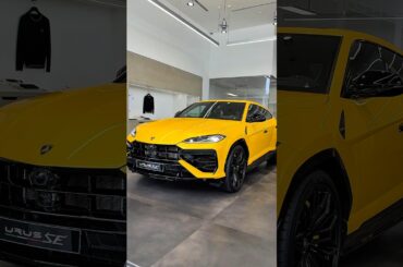 Lamborghini URUS SE PHEV 2025 Review yellow