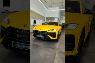 Lamborghini URUS SE PHEV 2025 Review yellow
