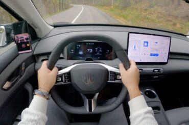 New MGS5 EV 2025 (Electric 231 hp & 64 kWh) POV Test Drive