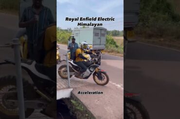 Spotted the upcoming Royal Enfield Himalayan Electric #royalenfield #himalayan450 #electric #bikes