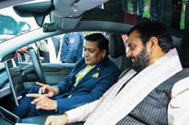 Tesla drives into Gurugram with India’s 1st all-in-one centre