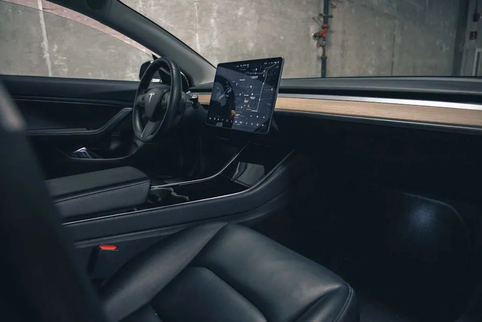 <p>2019 Tesla Model 3 interior front cabin</p><p><a href="https://www.caranddriver.com/photos/g29999137/2019-tesla-model-3-reliability-maintenance-gallery/" rel="nofollow noopener" target="_blank" data-ylk="slk:Michael Simari - Car and Driver;elm:context_link;itc:0;sec:content-canvas" class="link ">Michael Simari - Car and Driver</a></p>