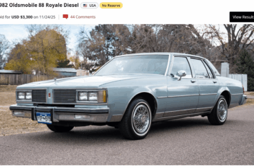 The Olds Diesel has not achieved quirky collector car status.