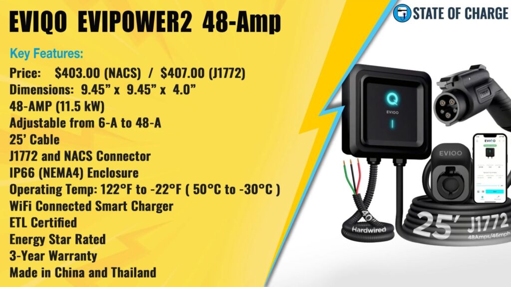 Key features of the EVIQO Evipower Gen 2. (Source: State Of Charge)