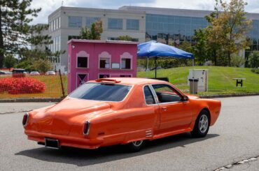 I attend too many car shows, so here now a truly inspired Frankencar, circa 2019 [OC] Note: AI was used to hide people in this photo.