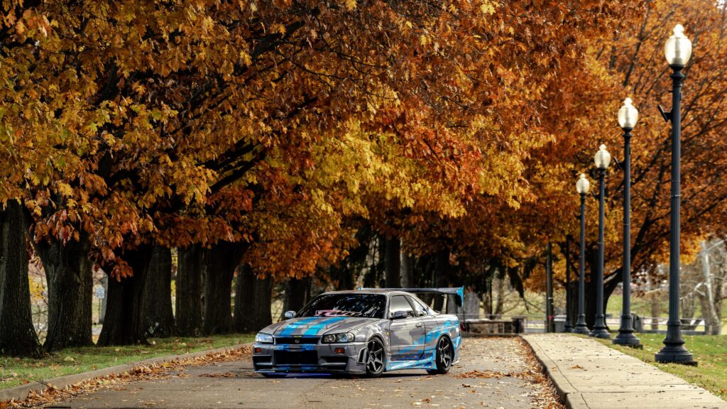 R34 tribute car F&F (3840x2160)