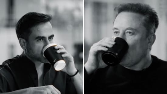 Nikhil Kamath shared a teaser featuring his next podcast guest, Elon Musk. (X/@nikhilkamathcio)