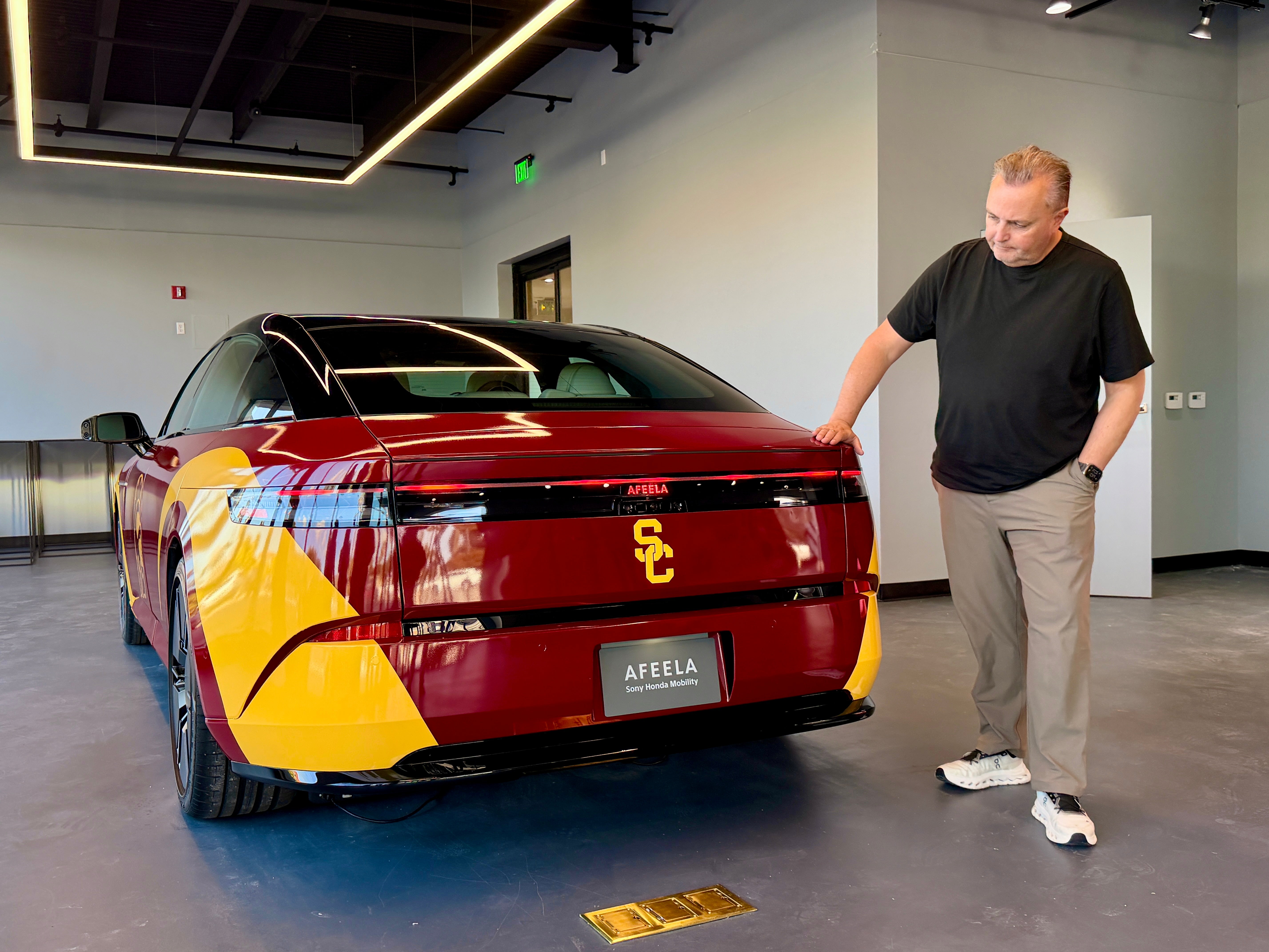 The Sony Honda Mobility Afeela 1 is a hatchback about the size of a Tesla Model S