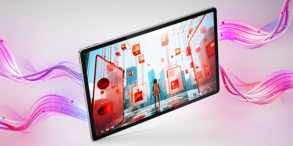 Image showing a render of Lenovo Idea Pad tablet.
