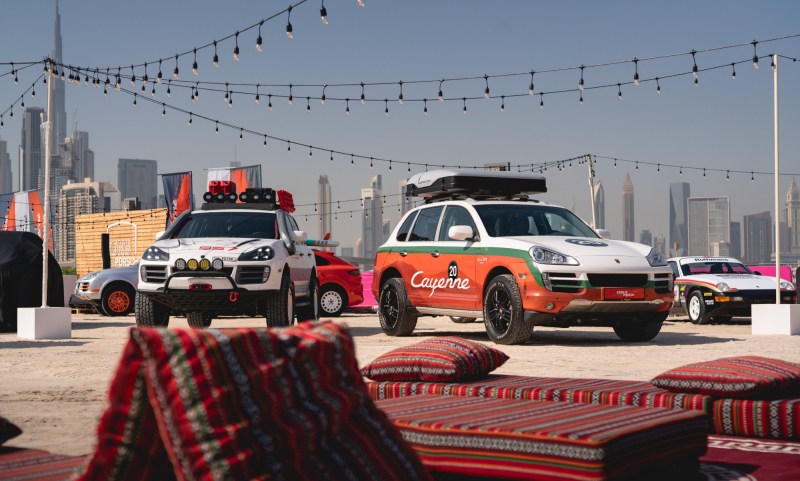 Porsche Cayenne EV debut in Dubai 6.