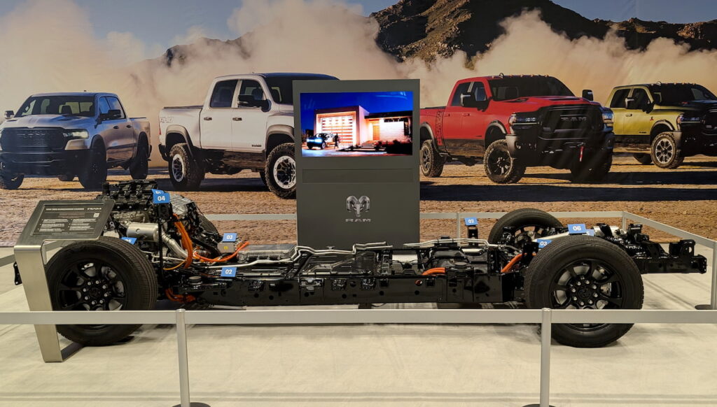 Ram range-extender chassis cutaway