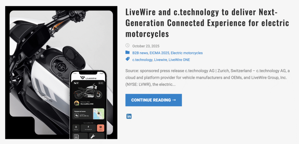 MediaPack 2026 - THE PACK - Electric Motorcycle News