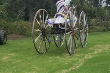 Riding high in the saddle