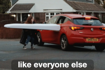 Vauxhall Corsa with Plane Wing Mod