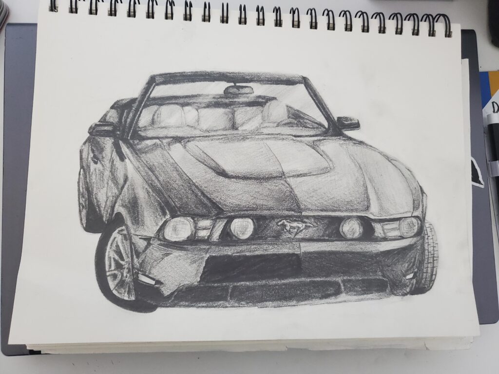 Still getting the hang of drawing cars