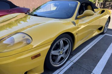 Drove a Ferrari 360 spider gated manual - wow !!